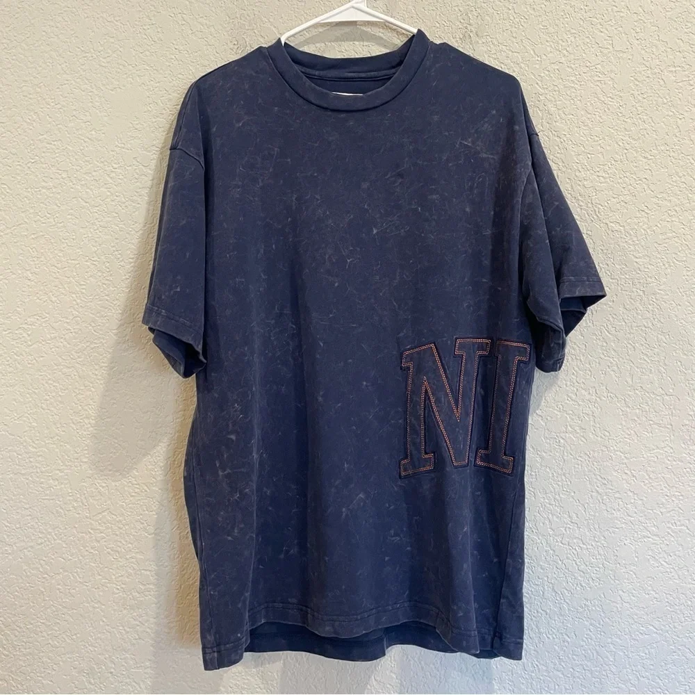 Nike Fadeaway Shirt in Blue and Orange